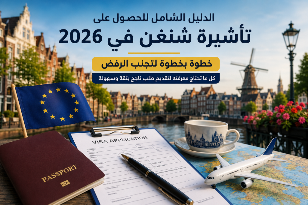 دليل تأشيرة شنغن 2026 الشامل مع نظام EES الجديد ورسوم 90 يورو