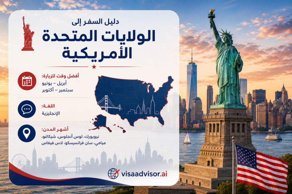 مشهد من 🇺🇸 5. الولايات المتحدة الأمريكية كوجهة لسنة الفجوة في 2026
