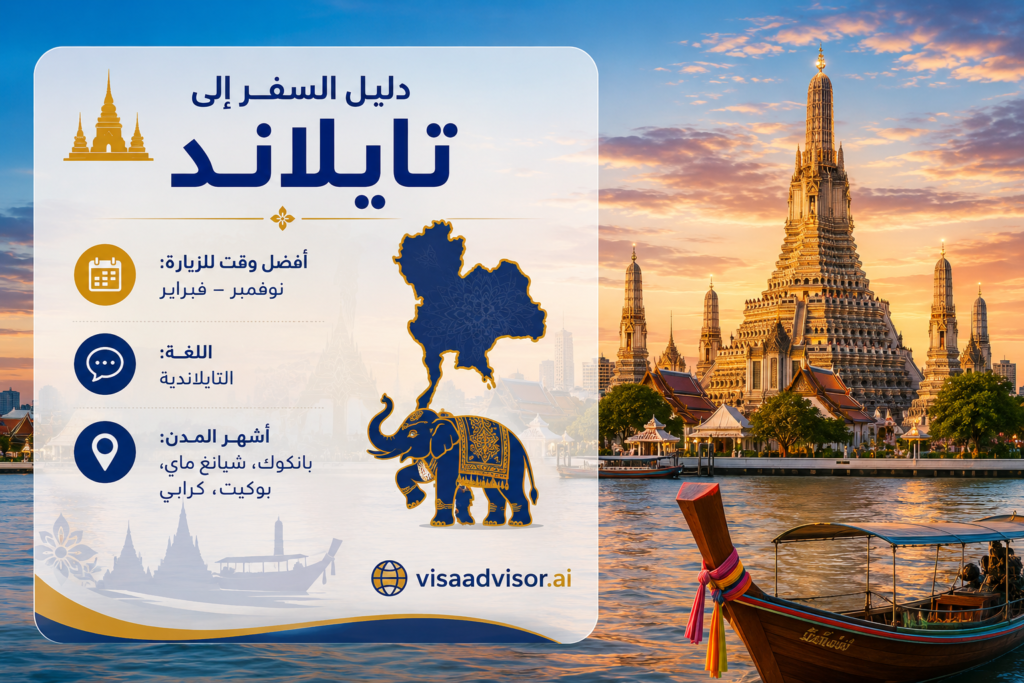 مشهد من 🇹🇭 2. تايلاند كوجهة لسنة الفجوة في 2026