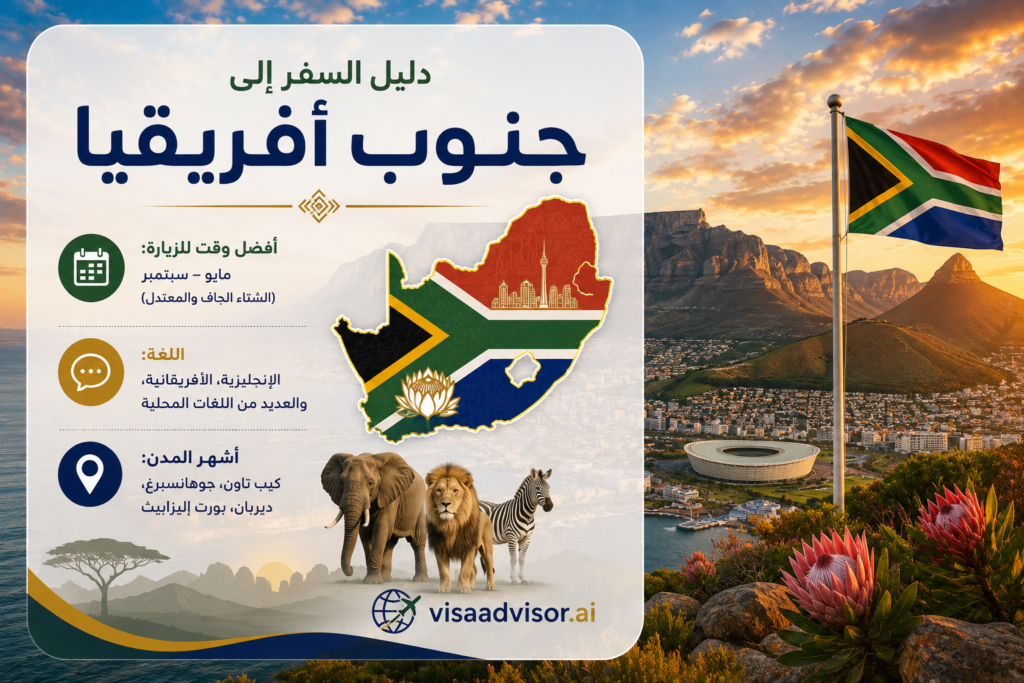 مشهد من 🇿🇦 8. جنوب أفريقيا كوجهة لسنة الفجوة في 2026