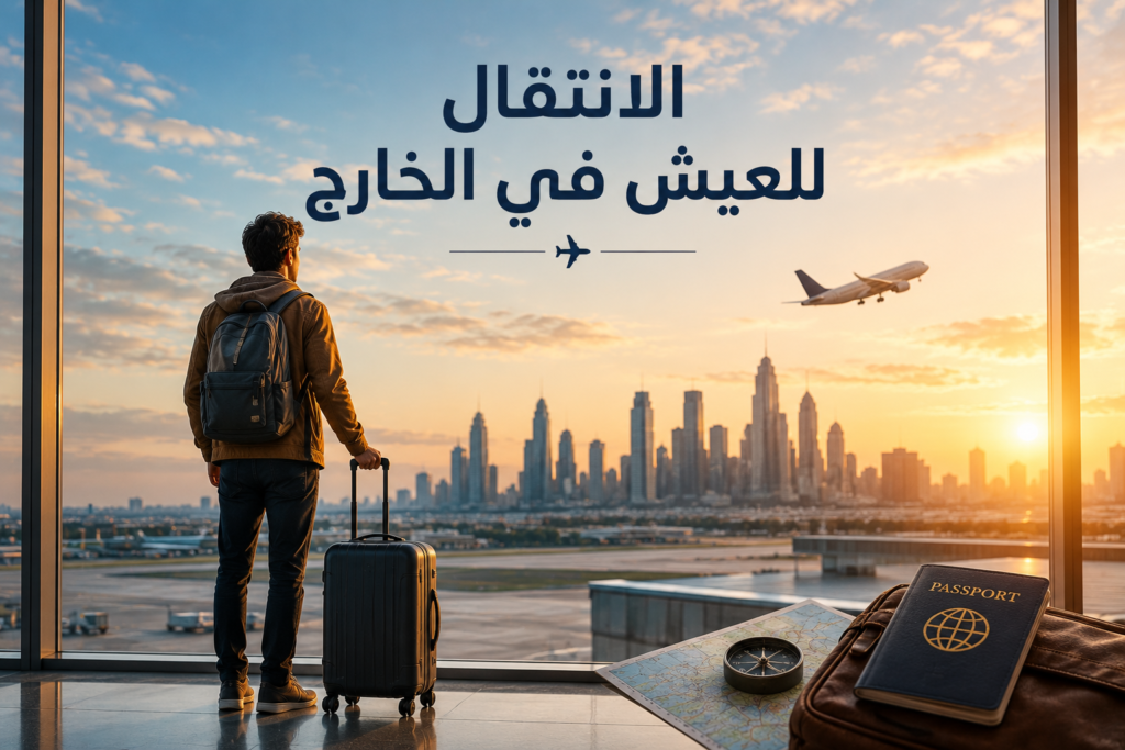 مسافر يخطط للانتقال والعيش في الخارج خلال تسعين يومًا