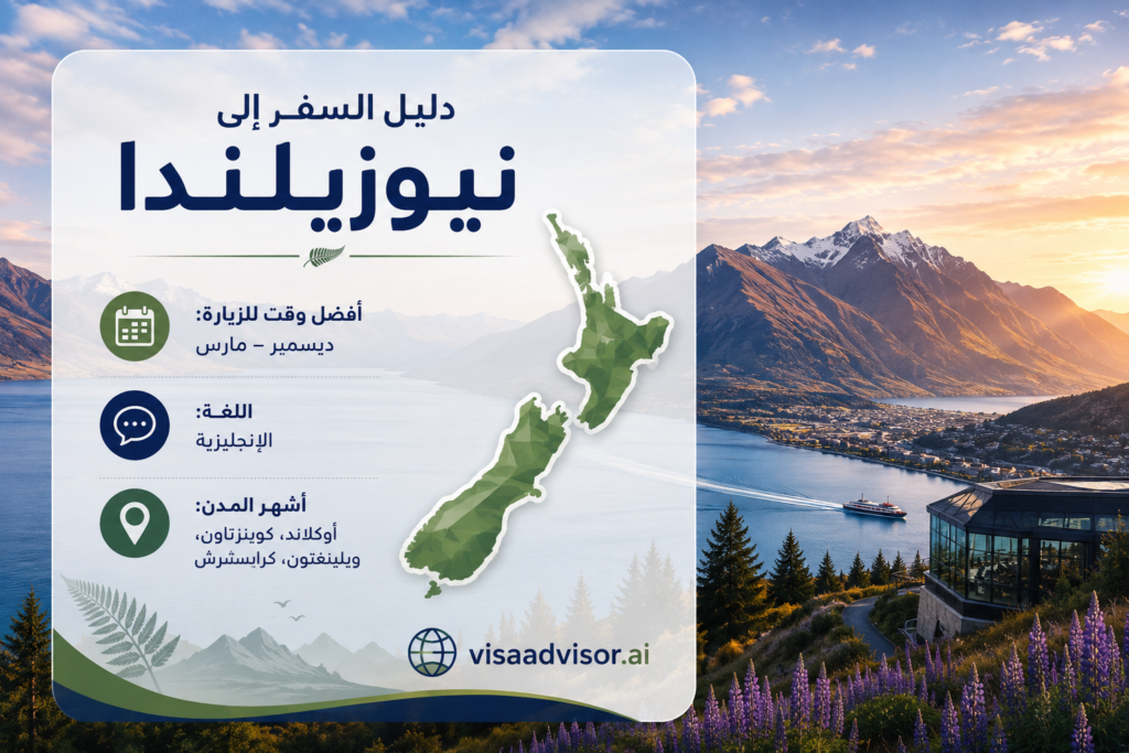 مشهد من 🇳🇿 3. نيوزيلندا كوجهة لسنة الفجوة في 2026