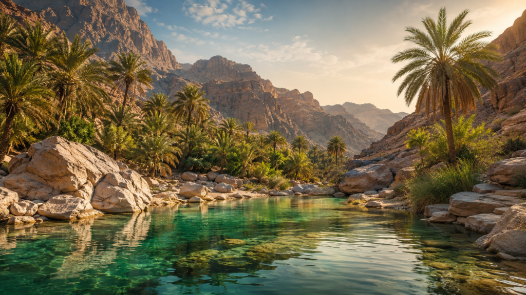 عمان 2026: هدوء الطبيعة وروح السفر الأصيل عمان في 2026 كوجهة سفر هادئة تجمع بين الطبيعة الجبلية والصحراء والقرى التقليدية والأجواء الأصيلة