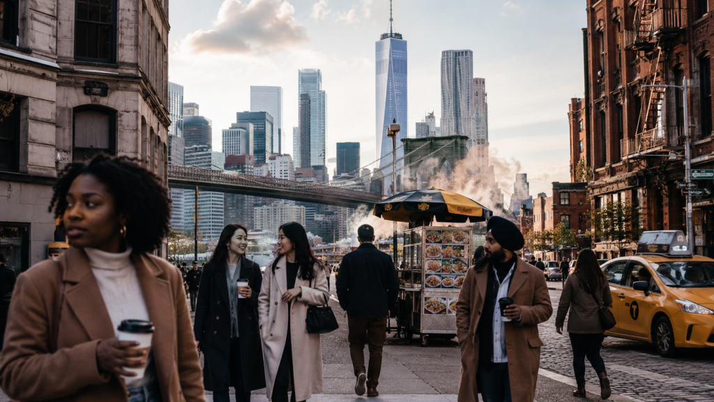 Why New York City Is Unlike Any Other City New York City skyline and street atmosphere showing why NYC is different from any other city in the world
